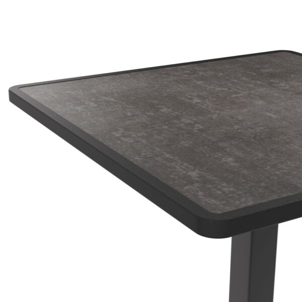 Horeca terras tafel Borkum | 80x80 cm | Geresaliteerd koper - Afbeelding 2