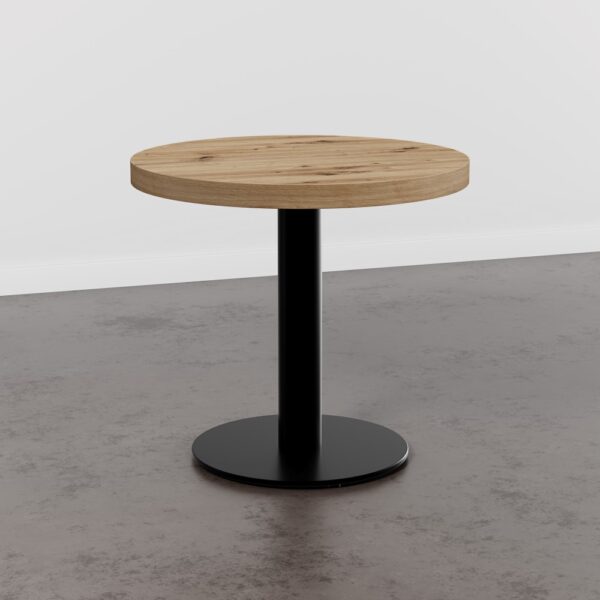 Rond Horeca tafelblad | Artisanaal eiken | diameter 70 cm - Afbeelding 4