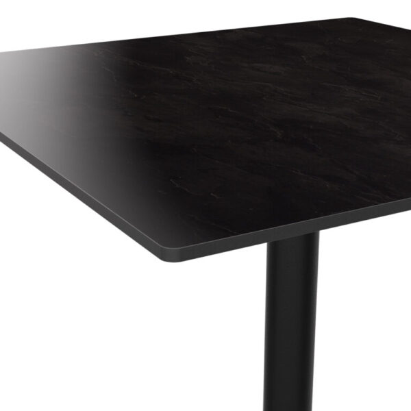 HPL Compact tafelblad voor buiten | Dark slate | 70x70 cm - Afbeelding 2