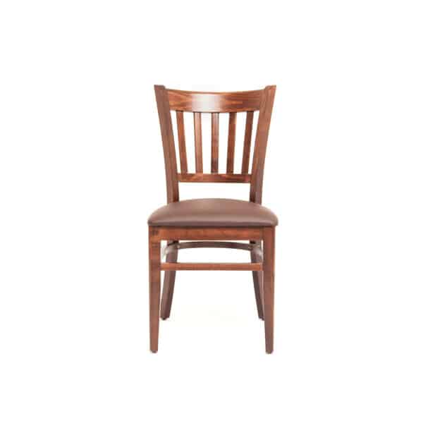 QUENTIN | gestoffeerde houten stoel | bistrostoel | horecastoel | restaurantstoel - Afbeelding 2
