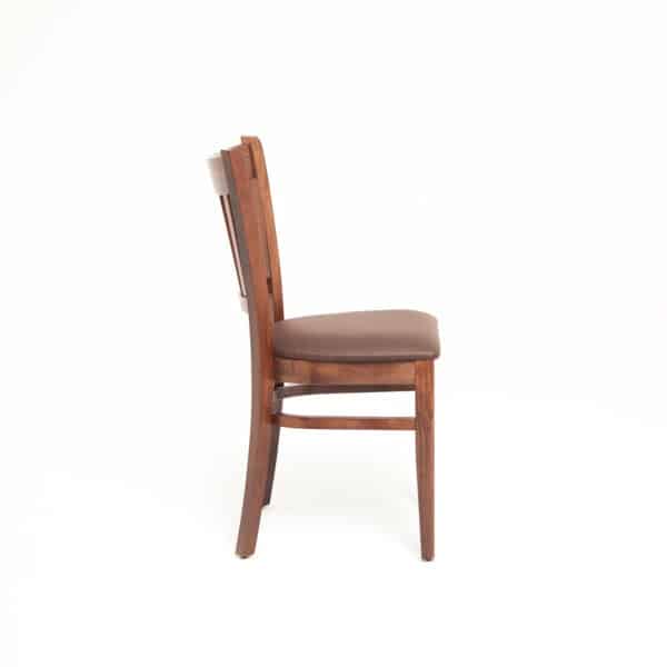 QUENTIN | gestoffeerde houten stoel | bistrostoel | horecastoel | restaurantstoel - Afbeelding 3