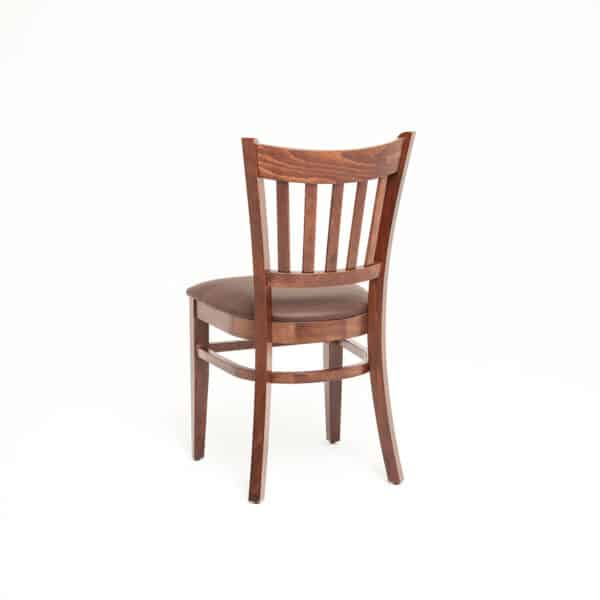 QUENTIN | gestoffeerde houten stoel | bistrostoel | horecastoel | restaurantstoel - Afbeelding 4
