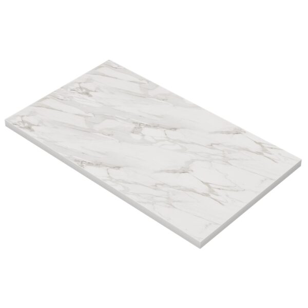 Horeca tafelblad | marmer wit | 120x70 cm