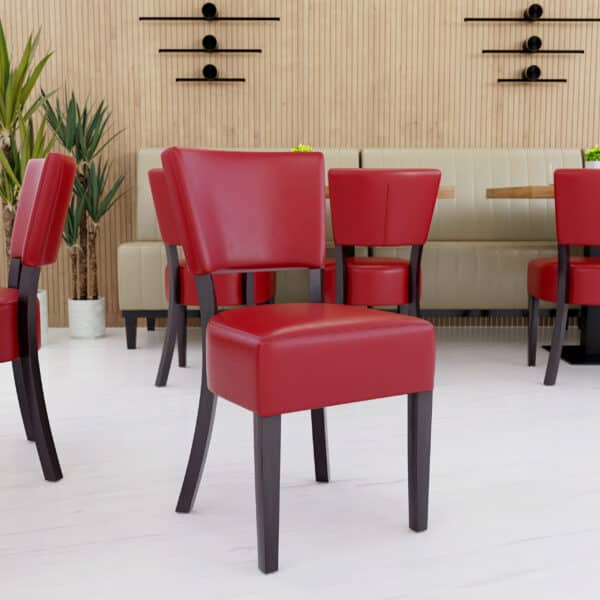 Lagos horeca stoel - rood - Afbeelding 2