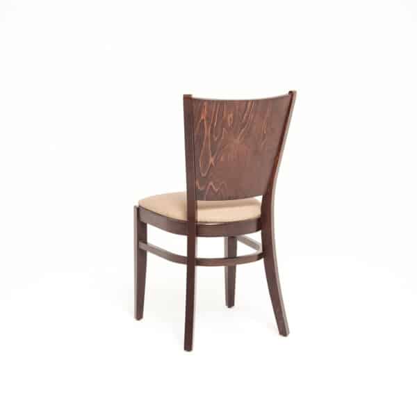 MONIKA | gestoffeerde houten stoel | bistrostoel | horecastoel | restaurantstoel - Afbeelding 3