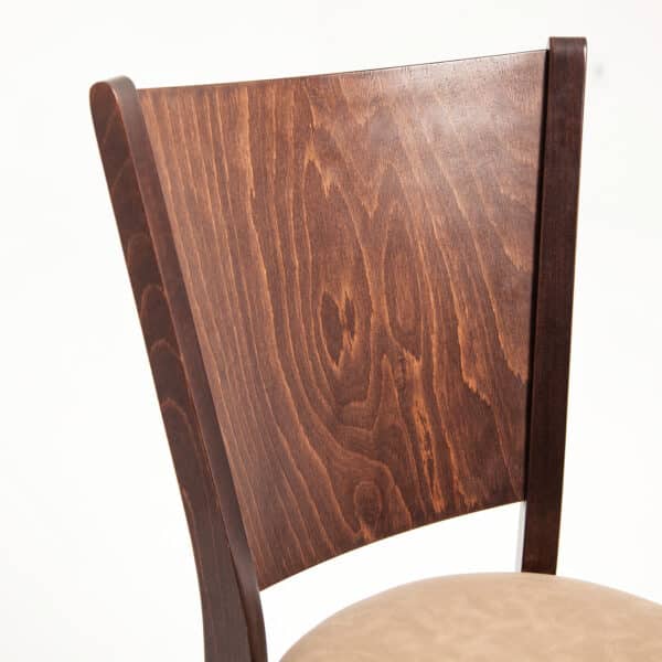 MONIKA | gestoffeerde houten stoel | bistrostoel | horecastoel | restaurantstoel - Afbeelding 6