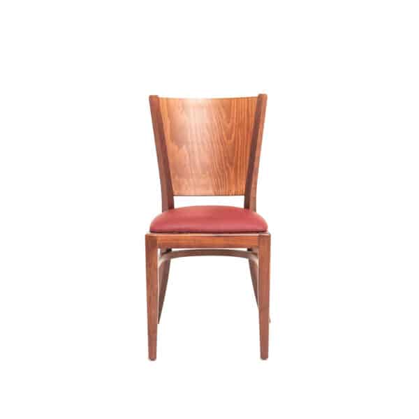 MONIKA | gestoffeerde houten stoel | bistrostoel | horecastoel | restaurantstoel - Afbeelding 7