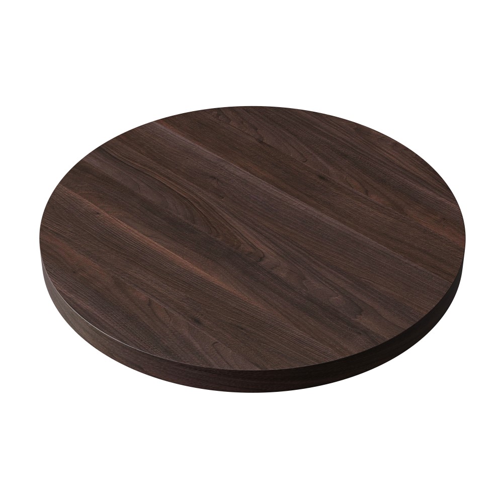 Rond Horeca tafelblad | walnoot | diameter 60 cm
