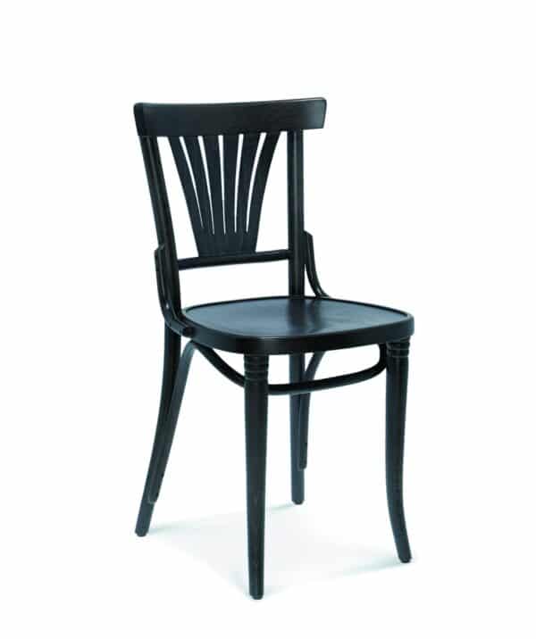 Premium stoel voor de horeca | A-8223 | Weense stoel van gebogen hout | houten zitting