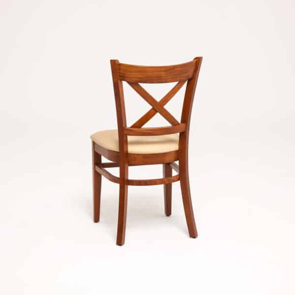 LUKA | gestoffeerde houten stoel | bistrostoel | horecastoel | restaurantstoel - Afbeelding 4