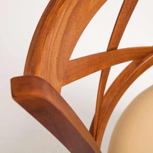 LUKA | gestoffeerde houten stoel | bistrostoel | horecastoel | restaurantstoel - Afbeelding 10