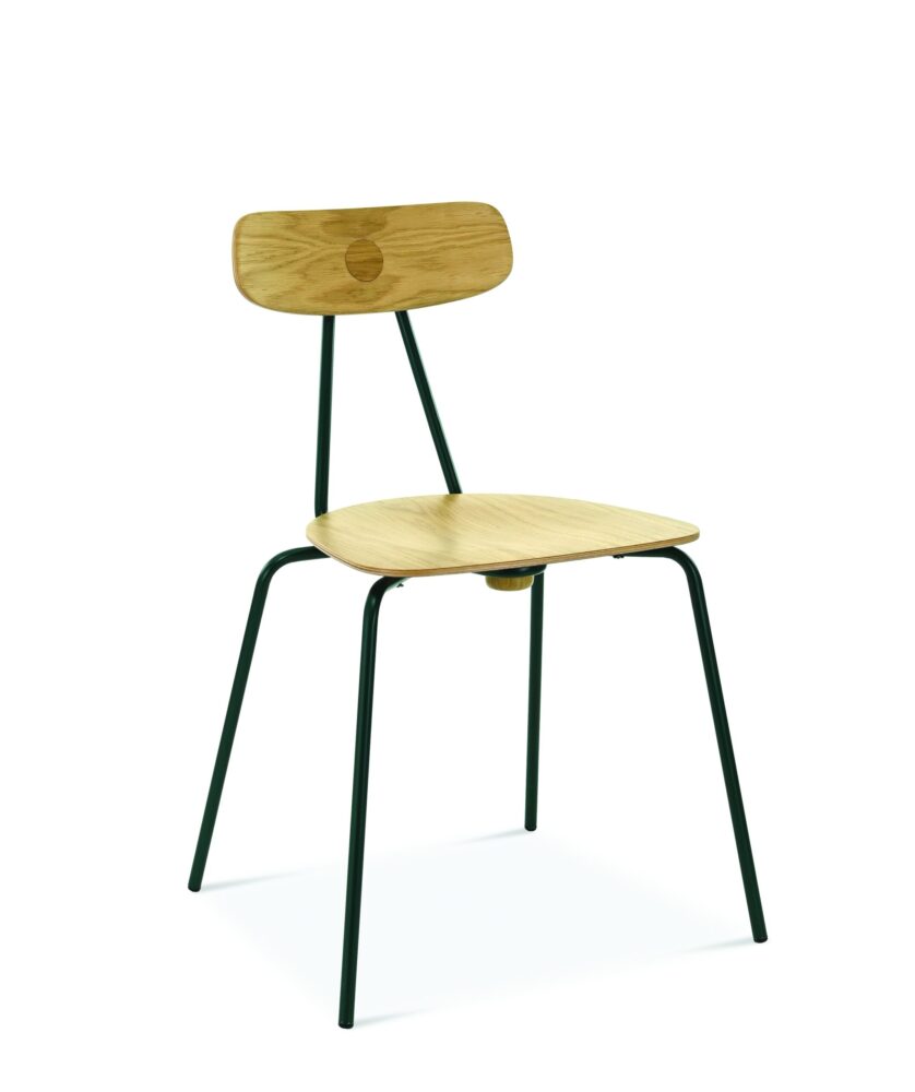 Fameg design horeca stoel | Skool | houten zitting