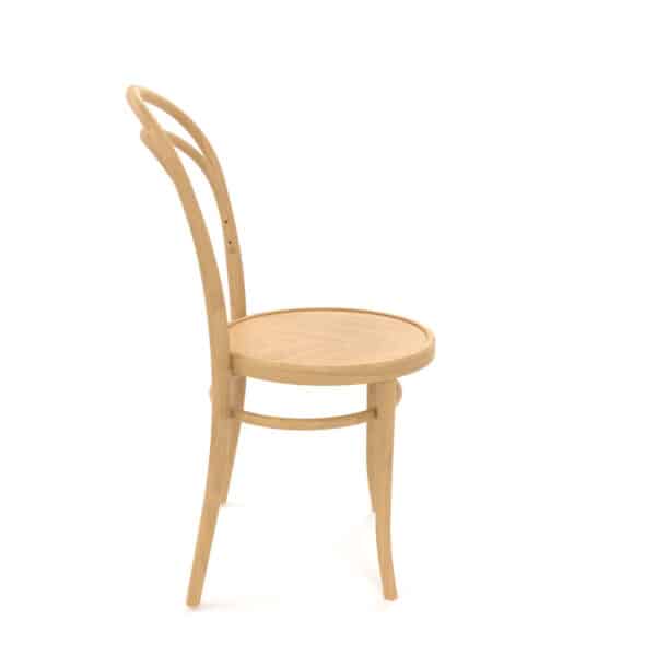 Premium Horeca stoel | A-14 | Weens gebogen houten stoel | Honing beukenhout | Thonet stijl - Afbeelding 2