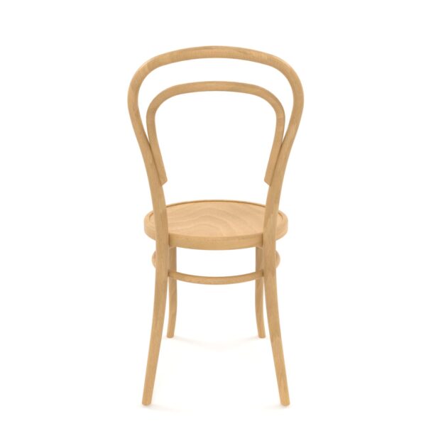 Premium Horeca stoel | A-14 | Weens gebogen houten stoel | Honing beukenhout | Thonet stijl - Afbeelding 3