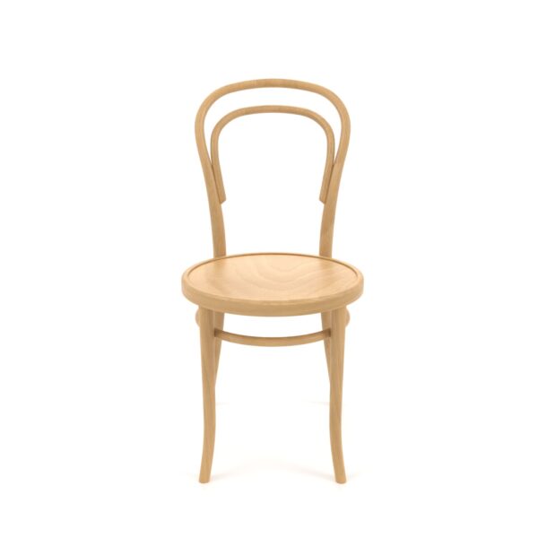 Premium Horeca stoel | A-14 | Weens gebogen houten stoel | Honing beukenhout | Thonet stijl - Afbeelding 4