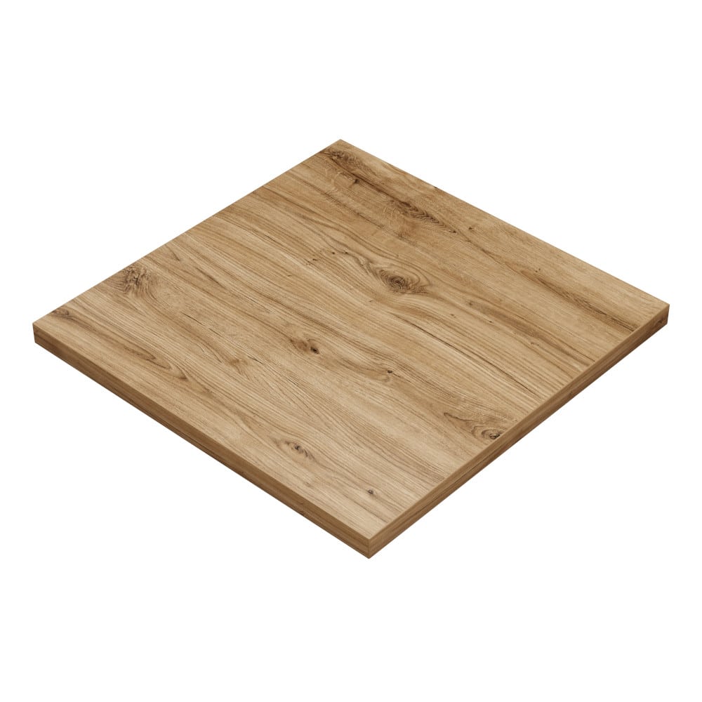 Horeca tafelblad | Eiken Rome naturel | 80x80 cm