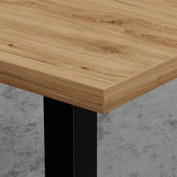 Horeca tafelblad | Eiken Rome naturel | 80x80 cm - Afbeelding 2