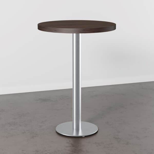 Roestvrij stalen bartafelonderstel | ronde voetplaat | diameter 40 cm - Afbeelding 3