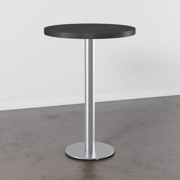 Roestvrij stalen bartafelonderstel | ronde voetplaat | diameter 40 cm - Afbeelding 5