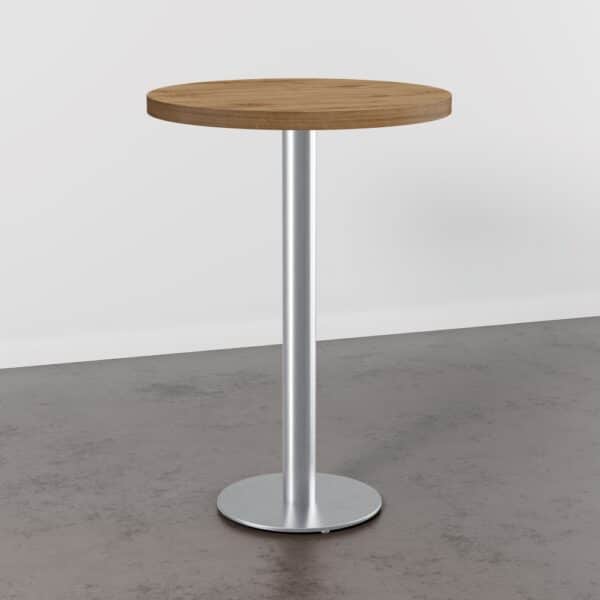 Roestvrij stalen bartafelonderstel | ronde voetplaat | diameter 40 cm - Afbeelding 6