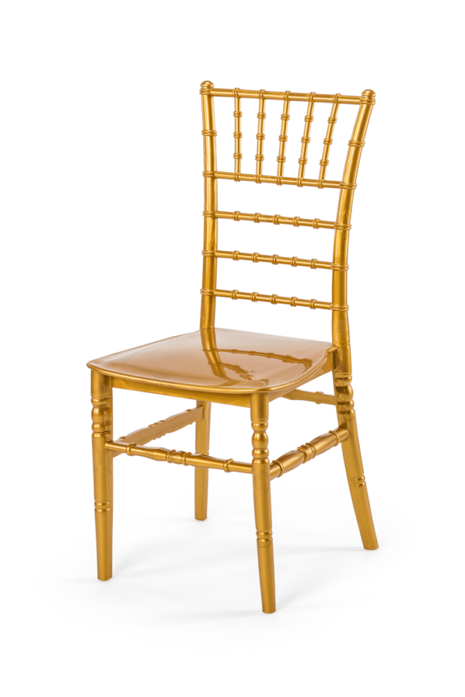 Bruiloft stoel | Chiavari Tiffany - goud