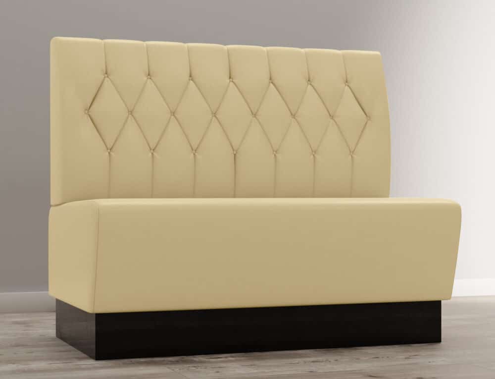 Luxe Horeca Bank - CREME - 120CM breed