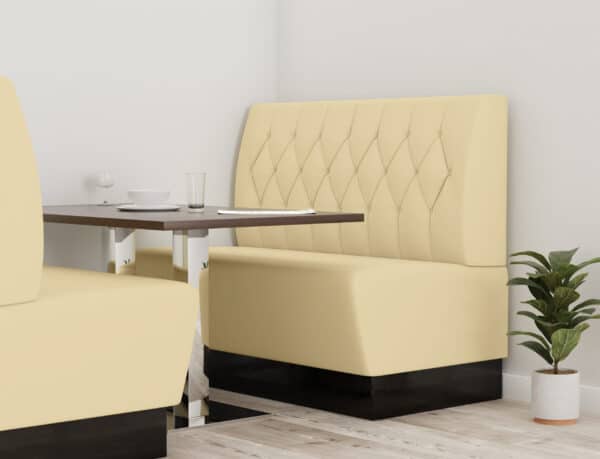 Luxe Horeca Bank - CREME - 120CM breed - Afbeelding 2