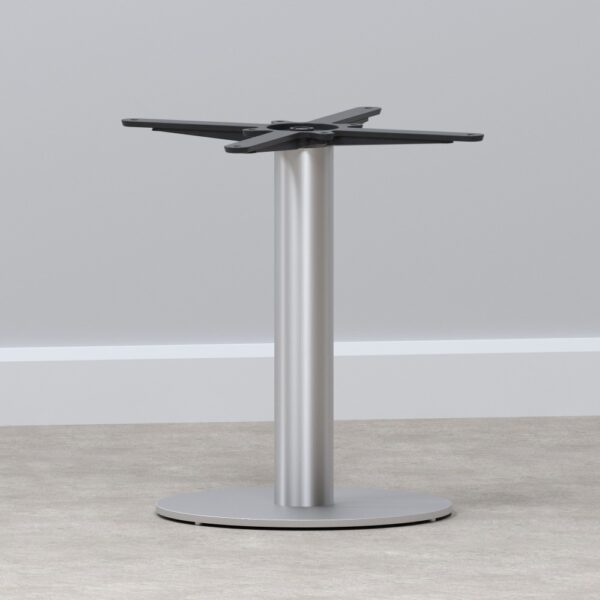 Frame van Horeca loungetafel van roestvrij staal | Ronde voetplaat | Hoogte: 45 cm