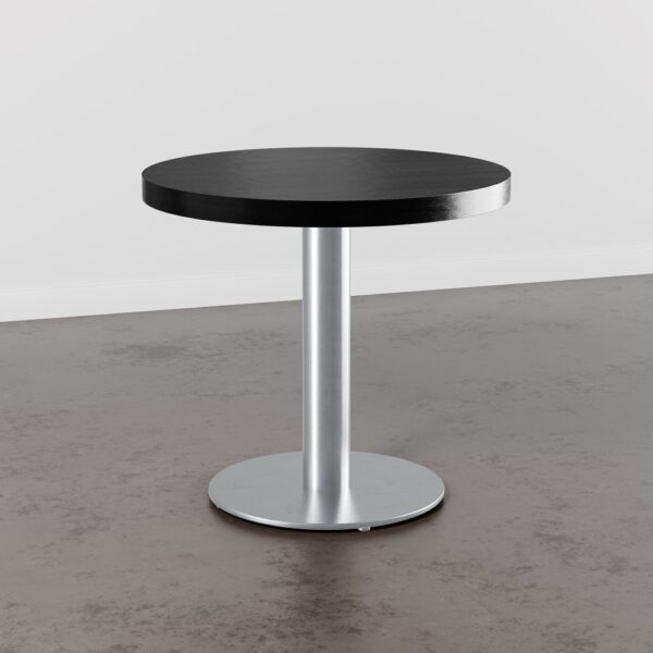 Frame van Horeca loungetafel van roestvrij staal | Ronde voetplaat | Hoogte: 45 cm - Afbeelding 2