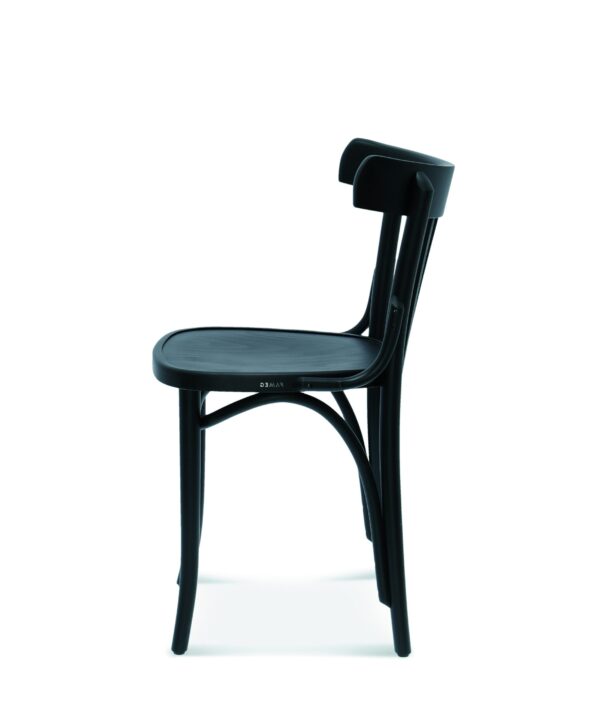 Horeca stoel | A-788 VERT | Weens gebogen houten stoel | Zwart - Afbeelding 3