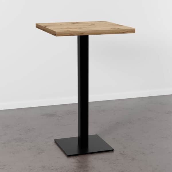 Horeca bartafel 70x70 cm | D4225 OV Artisan eiken | gietijzeren onderstel