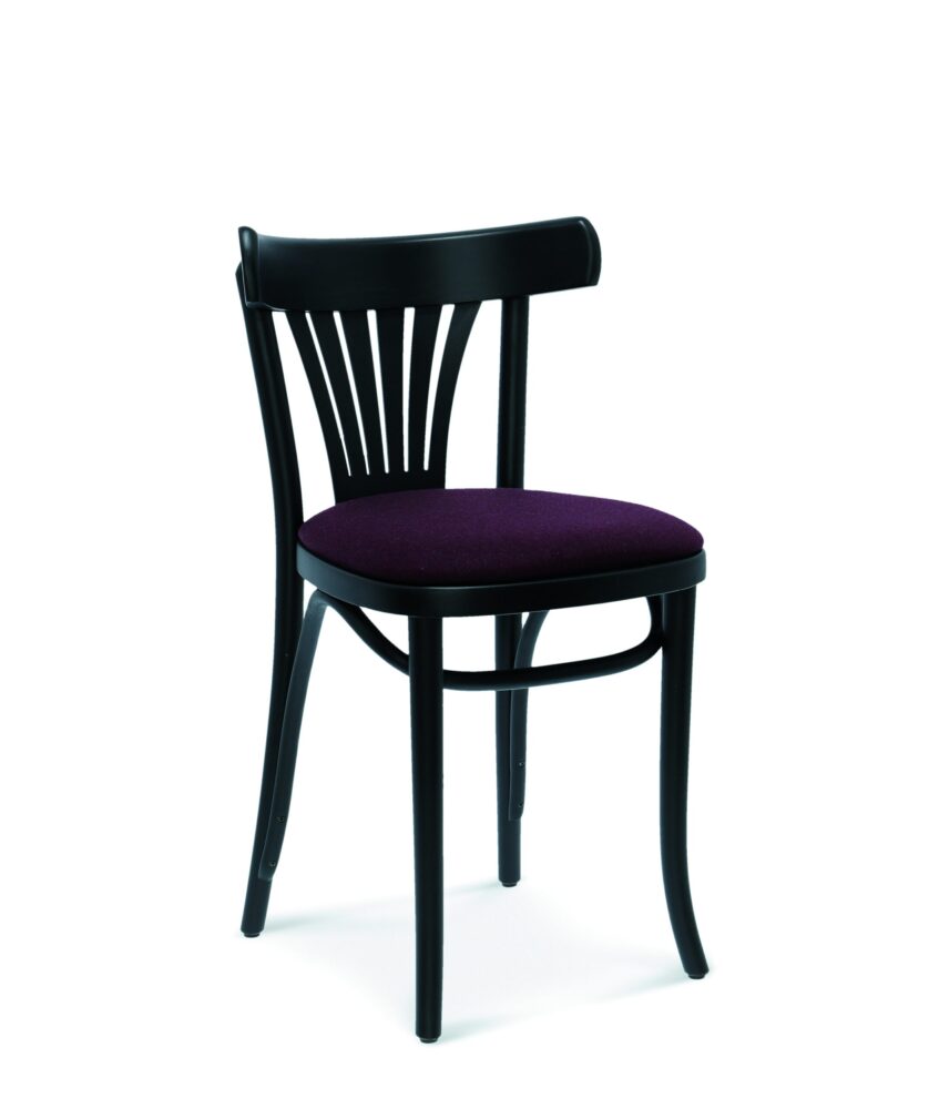 Premium Horeca stoel | A-788 FAM | Weens gebogen houten stoel | Thonet-stijl gestoffeerde zitting