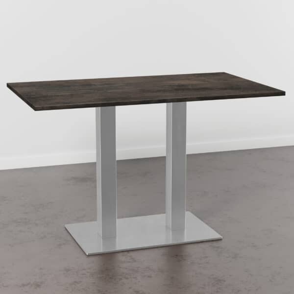 Horecatafel 120x70cm | D1032 BS copper twilight | onderstel van roestvrij staal