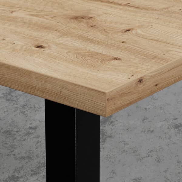 Horeca tafelblad | Artisanaal eiken | 50x50 cm - Afbeelding 2