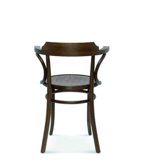 Horeca stoel | B-1110 | Weense stoel van gebogen hout | houten zitting - Afbeelding 4