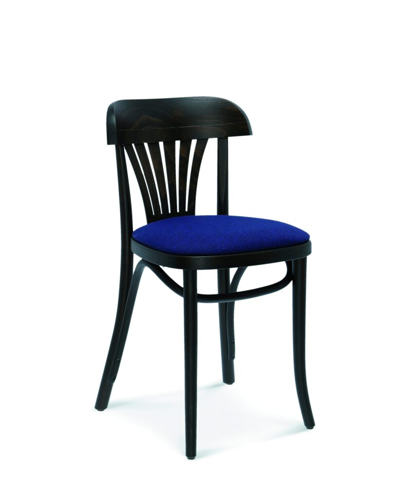 Premium stoel Horeca | A-165 | Weense stoel van gebogen hout | Gestoffeerde zitting