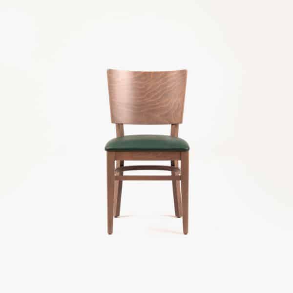 JOEY | gestoffeerde houten stoel | bistrostoel | horecastoel | restaurantstoel - Afbeelding 2