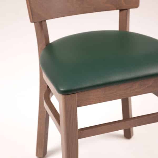 JOEY | gestoffeerde houten stoel | bistrostoel | horecastoel | restaurantstoel - Afbeelding 5