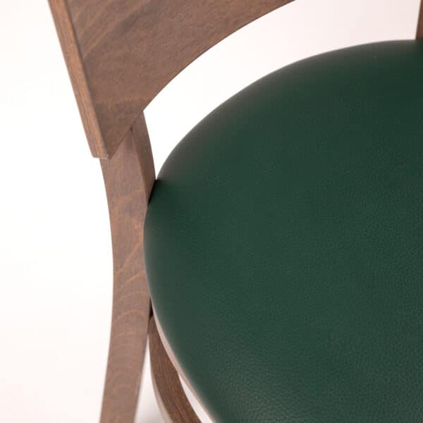 JOEY | gestoffeerde houten stoel | bistrostoel | horecastoel | restaurantstoel - Afbeelding 6