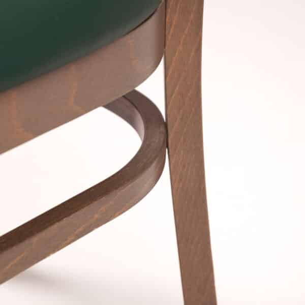 JOEY | gestoffeerde houten stoel | bistrostoel | horecastoel | restaurantstoel - Afbeelding 7