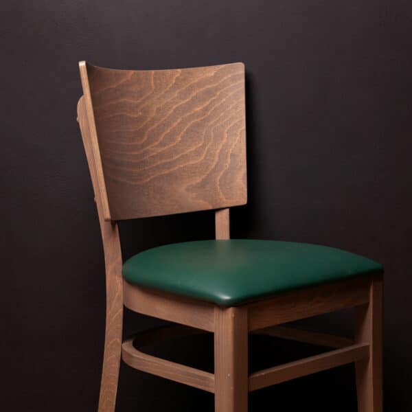 JOEY | gestoffeerde houten stoel | bistrostoel | horecastoel | restaurantstoel - Afbeelding 8