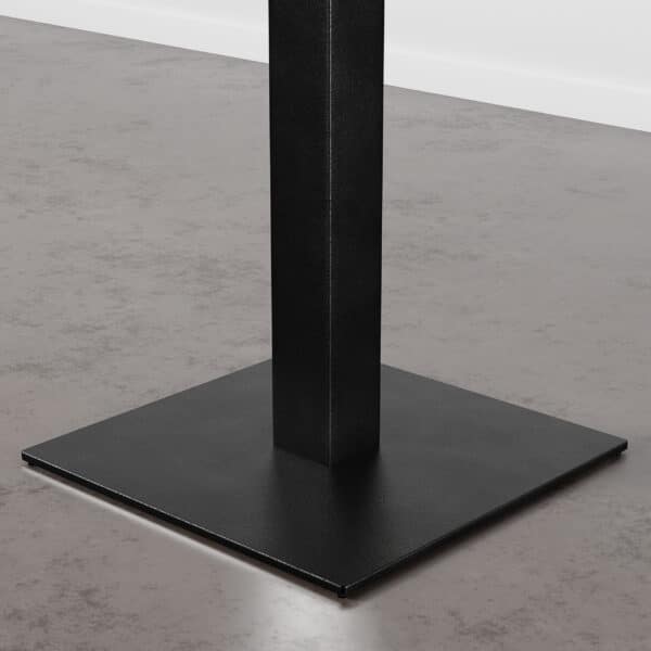 Gietijzeren bartafelonderstel | Vlakke voetplaat 40 cm x 40 cm - Afbeelding 2