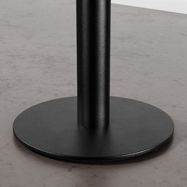 Horecatafel rond | diameter 70 cm | donker houtlook | gietijzeren frame - Afbeelding 2