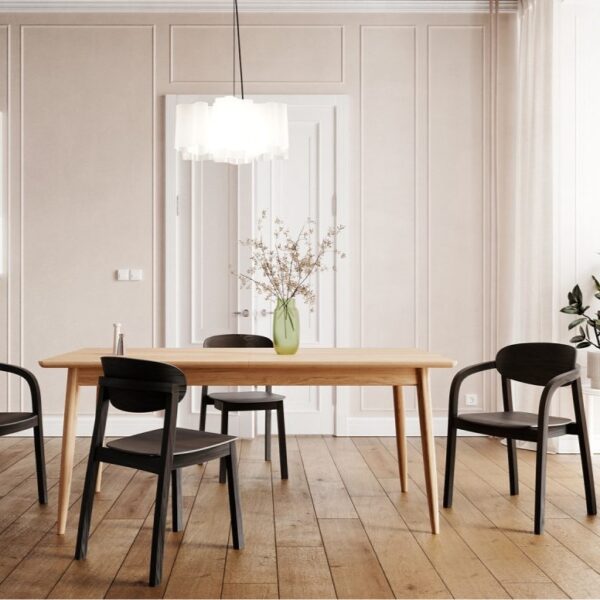 NIEUW 2024 | Fameg design horeca stoel | Linia met armleuningen | houten zitting - Afbeelding 3