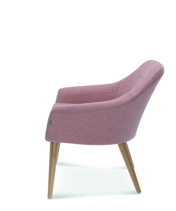 Premium fauteuil configureerbaar | Shell met knopenbekleding - Afbeelding 3