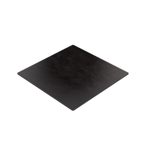 Horeca terras tafel "Rene" | HPL Compact 60x60 cm | donker leisteen | opvouwbaar - Afbeelding 3