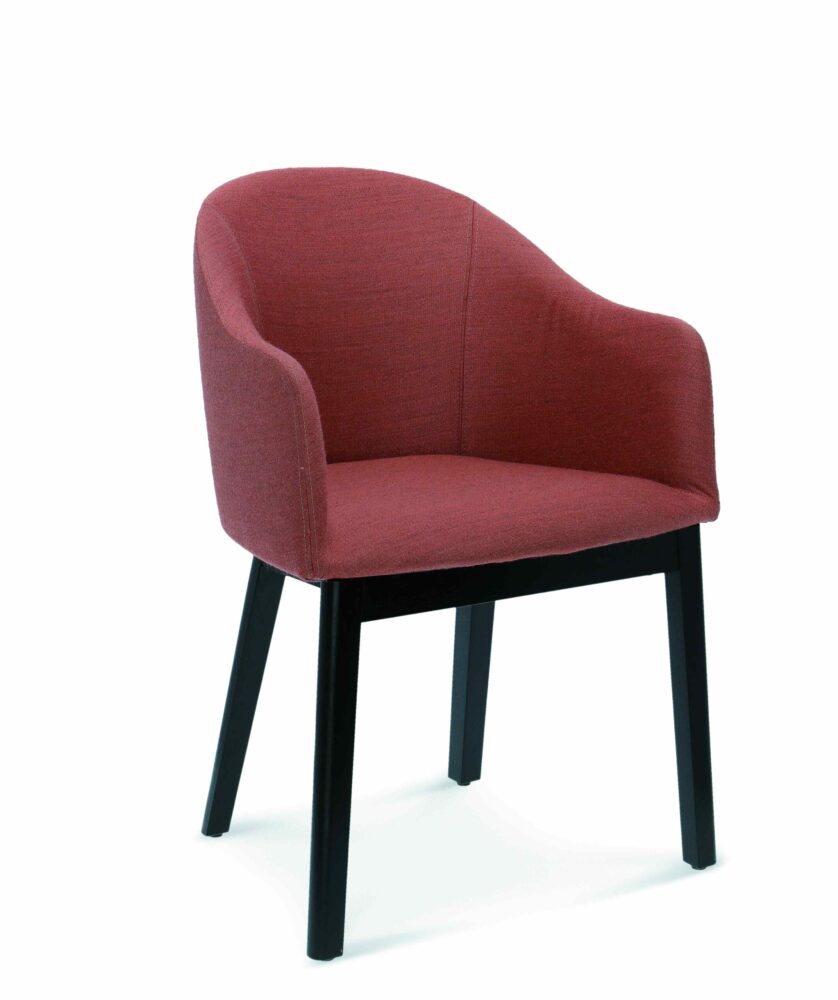 Fameg design horeca stoel | Pop met armleuningen | B-1901 | houten frame