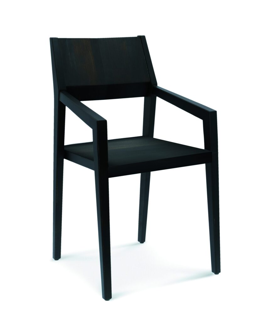 Fameg design horeca stoel | Arcos met armleuningen | gestoffeerde zitting