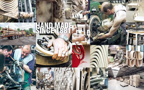 B-9 | Weense stoel van gebogen hout | Zwart - Afbeelding 5