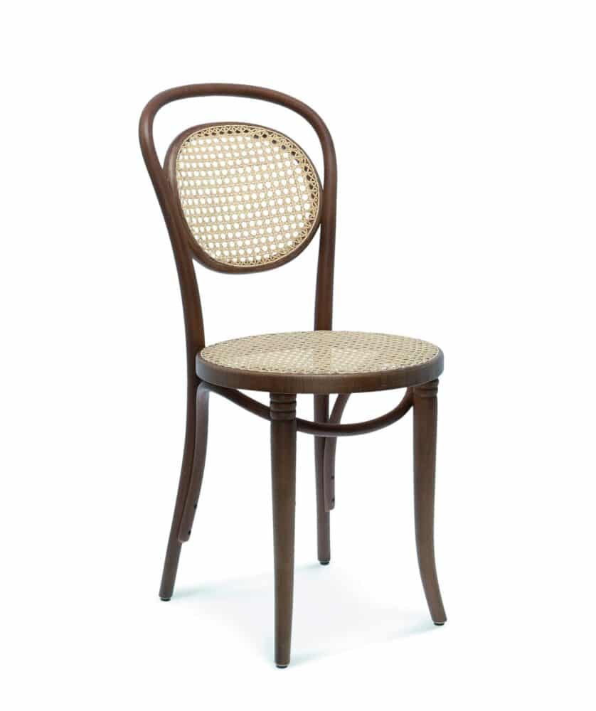 Horeca stoel | A-10 | Weense stoel van gebogen hout | rotan zitting